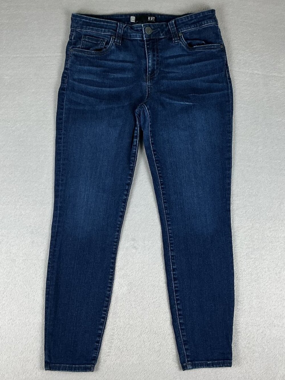 Kut From The Kloth Jeans Women's 10 Ankle Skinny Blue Connie Dark Wash Denim Y2K